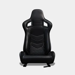 Semibaquet Deportivo Cuero Negro Universal con Rieles