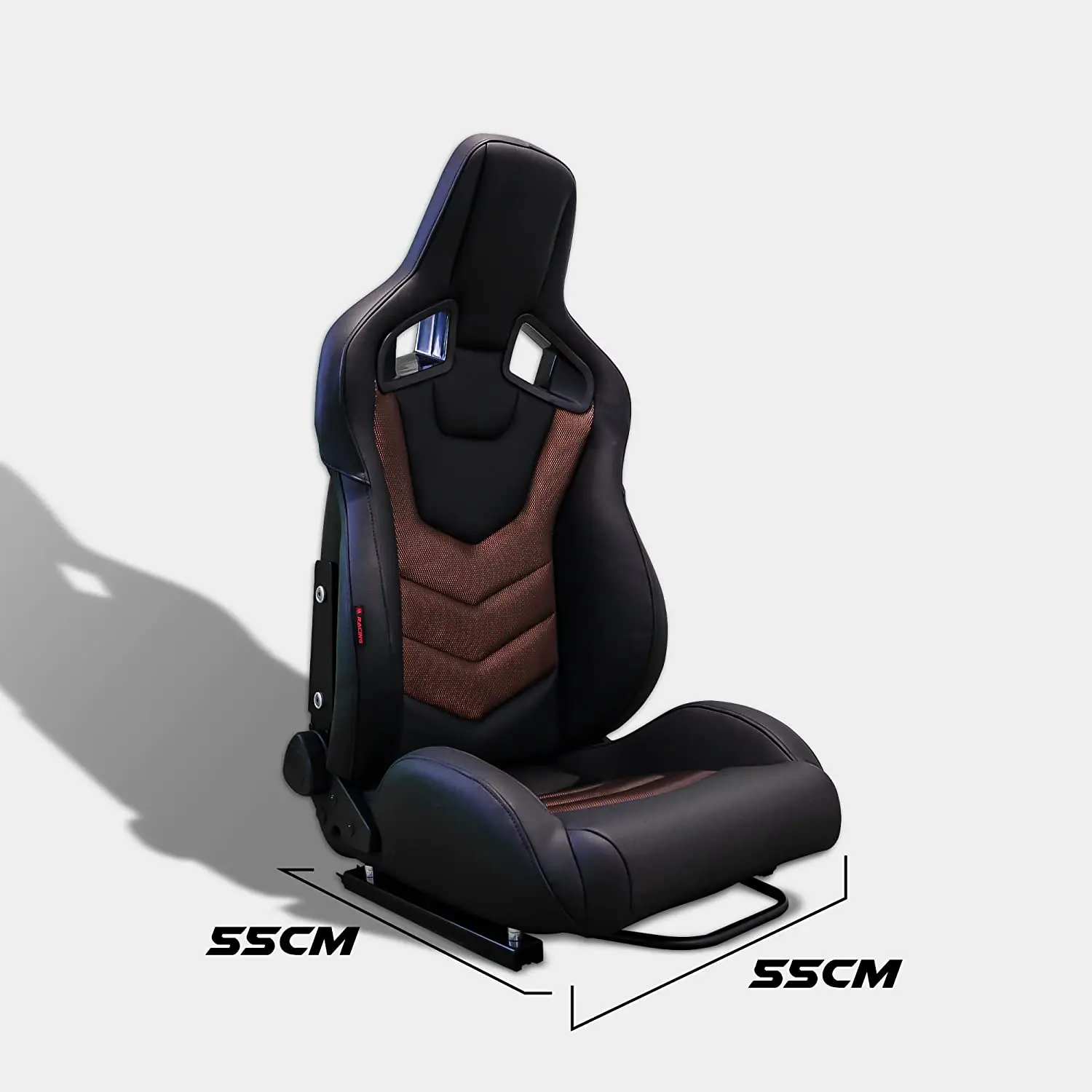 MODAUTO SimPro – Semibaquet racing rojo Cuero Alcantara - imagen 2