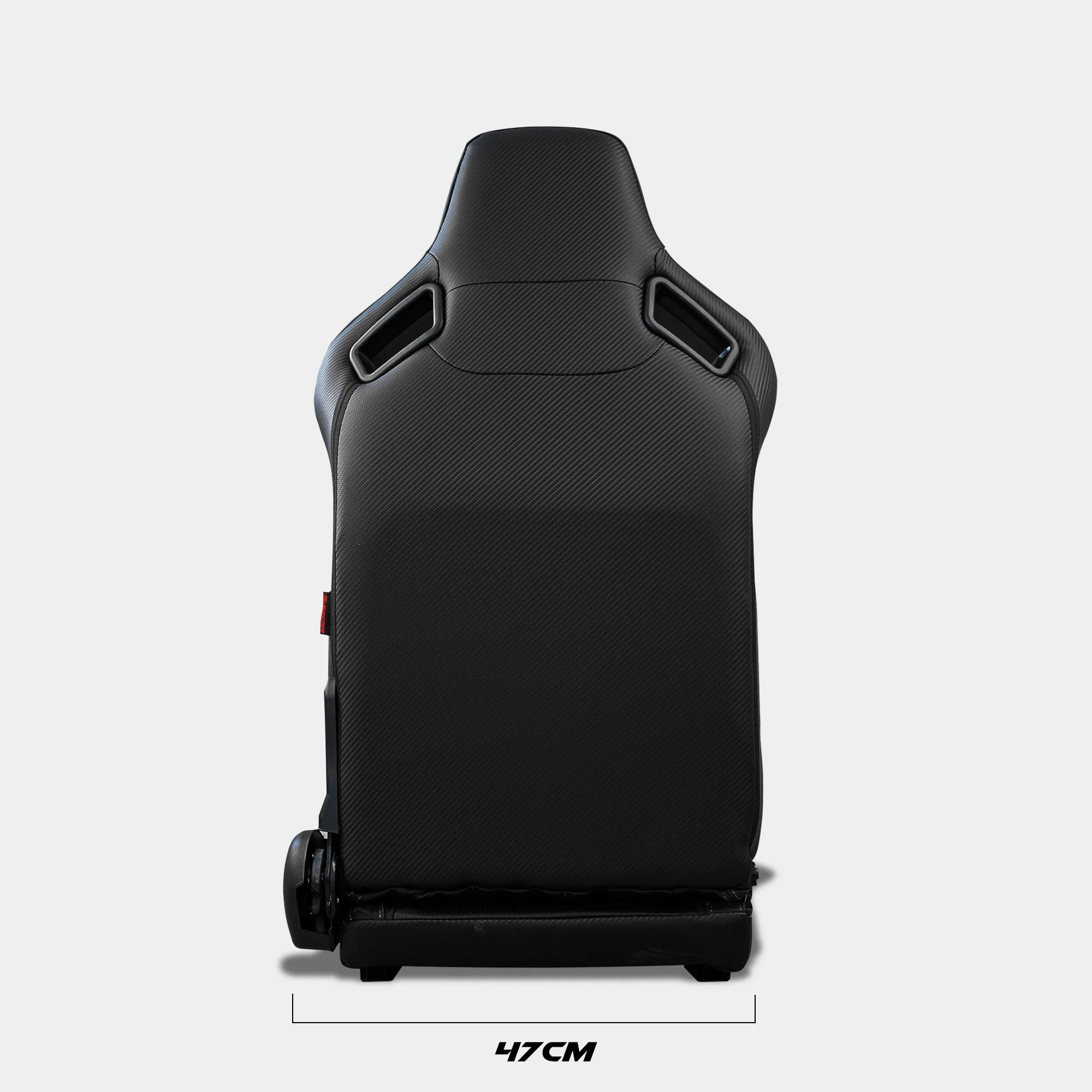 Asiento semibaquet deportivo MODAUTO de cuero negro y beige - imagen 3
