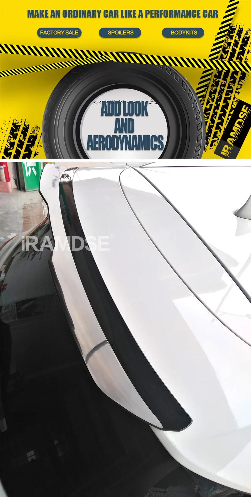 Alerón trasero DGS para Chevrolet Tracker 2019-2020