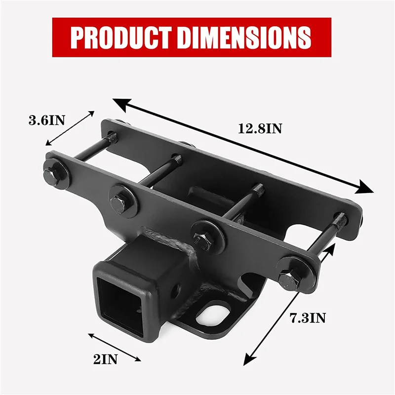 Receptor de enganche de remolque Jeep Wrangler JK JL 2007-2023 - imagen 2