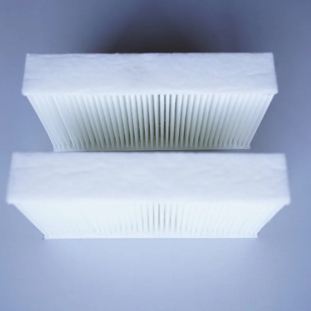 Vista interior del filtro