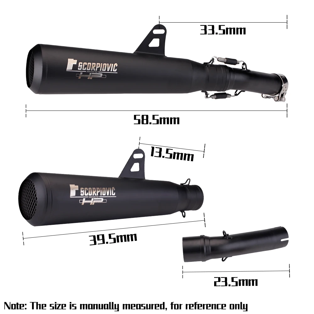 Silenciador medio de escape para Honda Rebel 500 - inoxidable - imagen 4