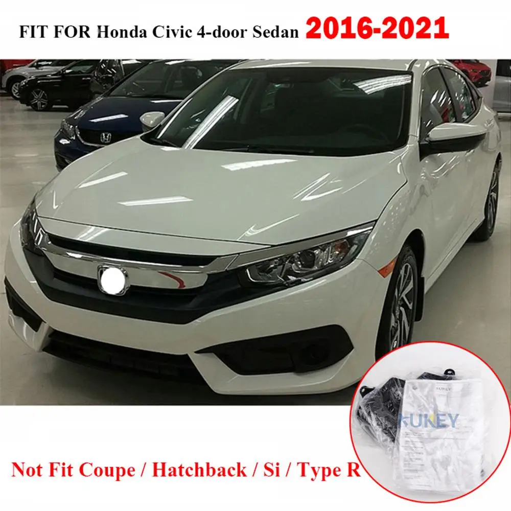 Kit guardabarros delantero y trasero Honda Civic Sedan 2016-2021 - imagen 4