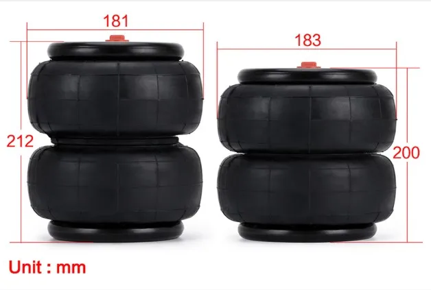 Airbag de suspensión Tride Springs D2600 Dominator 58616 - imagen 2