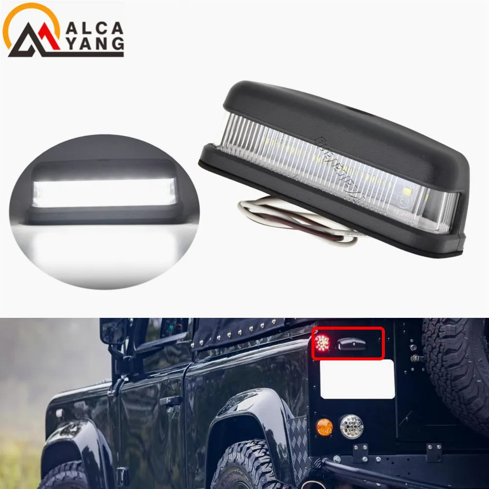 Land Rover Series 2/2A/3 y Defender 90/110/130 Luz de matrícula LED - imagen 2