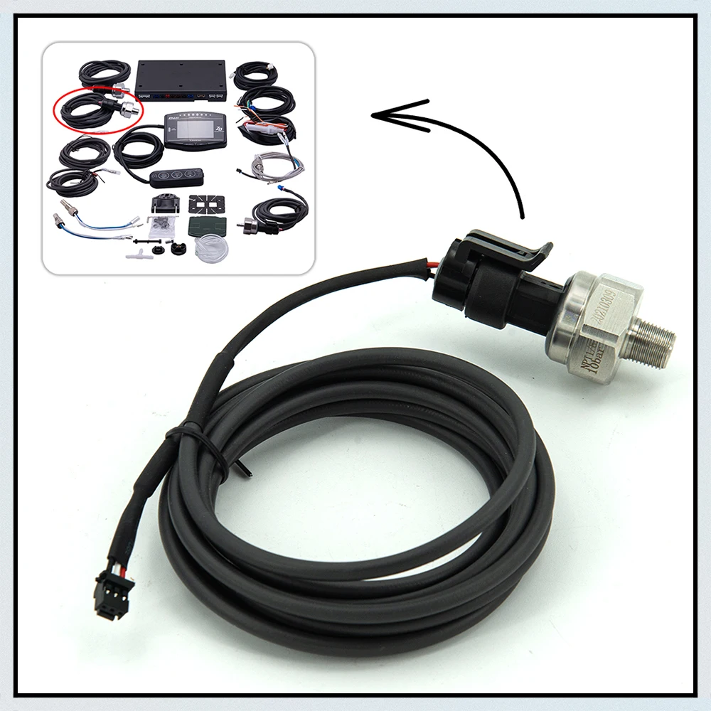 Vista adicional del sensor de presión RAQR-RACING