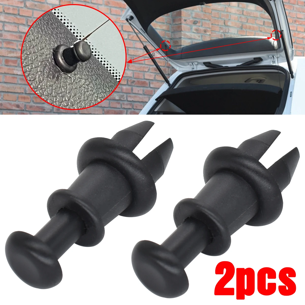Clip cuerda bandeja trasera VW Golf MK5 MK6 Tiguan Polo Up T-Cross