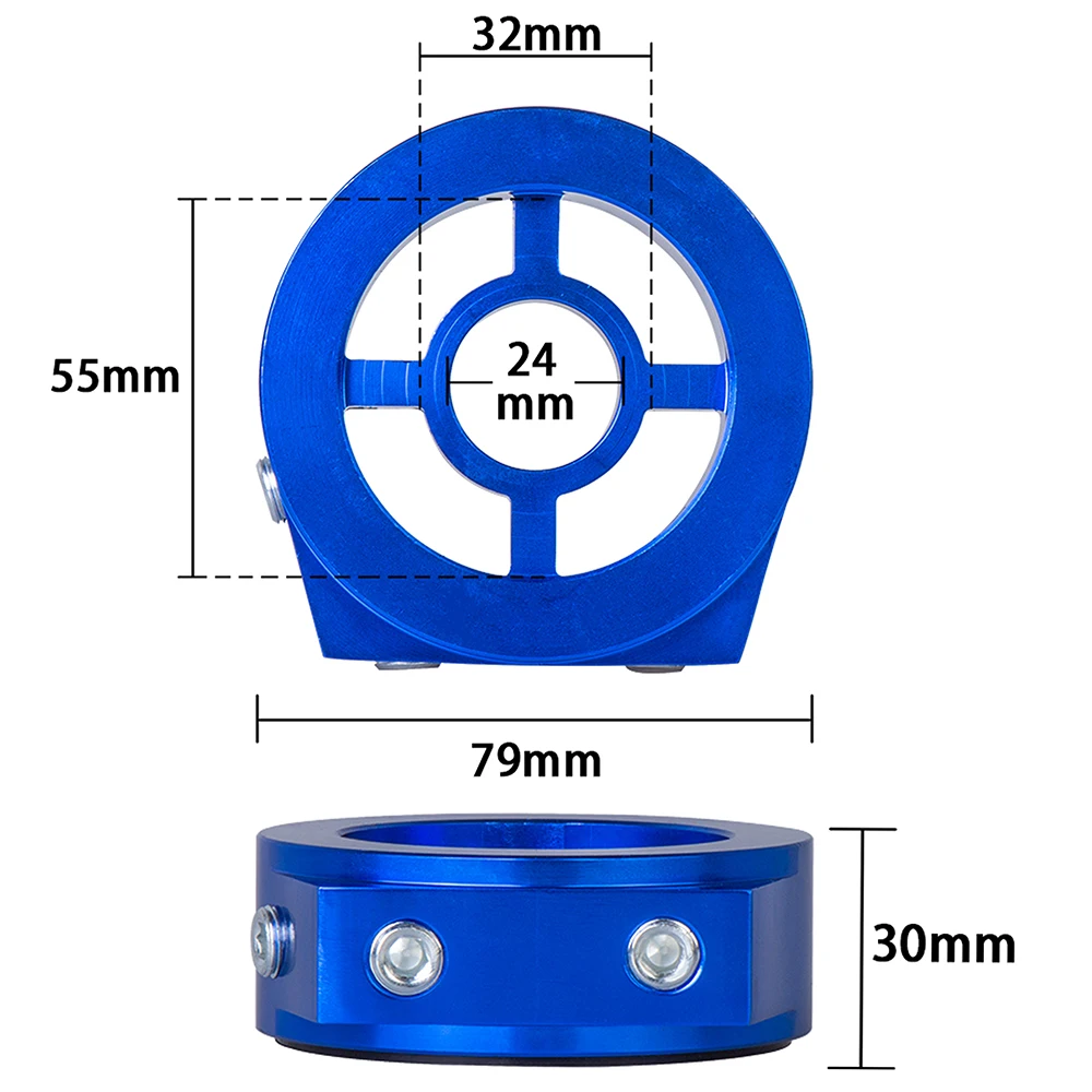 Adaptador sándwich de aceite AN10 con refrigeración para filtro de aluminio - imagen 5
