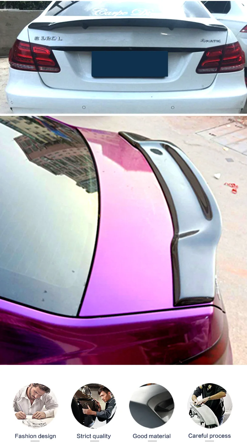 Ejemplo de uso del alerón en el maletero