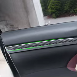Moldura interior puerta fibra carbono Toyota Highlander 2015-2018