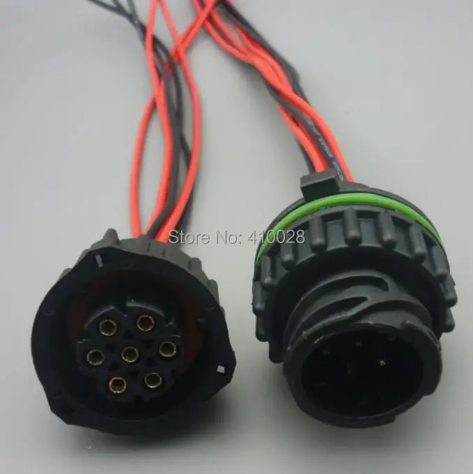 Carcasa circular DIN para conexión de sensor de automóvil