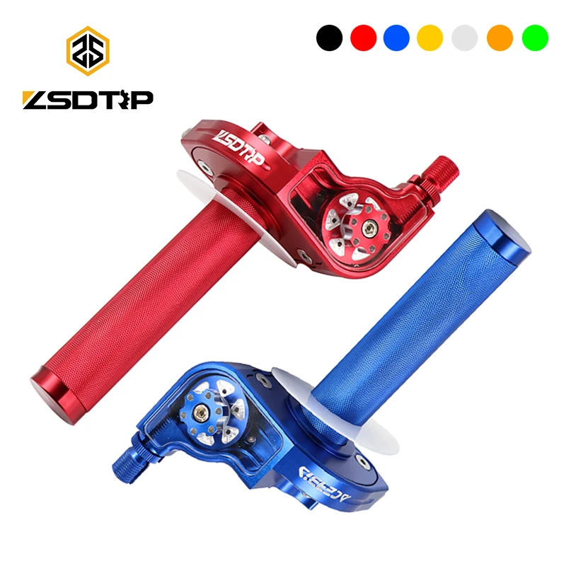 Puño acelerador universal ZSDTRP de aluminio CNC para manillar de 22 mm