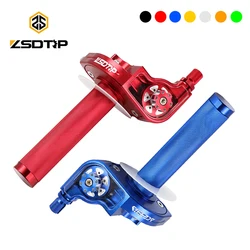Puño acelerador universal ZSDTRP de aluminio CNC para manillar de 22 mm