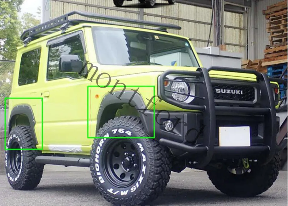 Protectores arco de rueda Suzuki Jimny 2019-2021 Negro mate - imagen 2