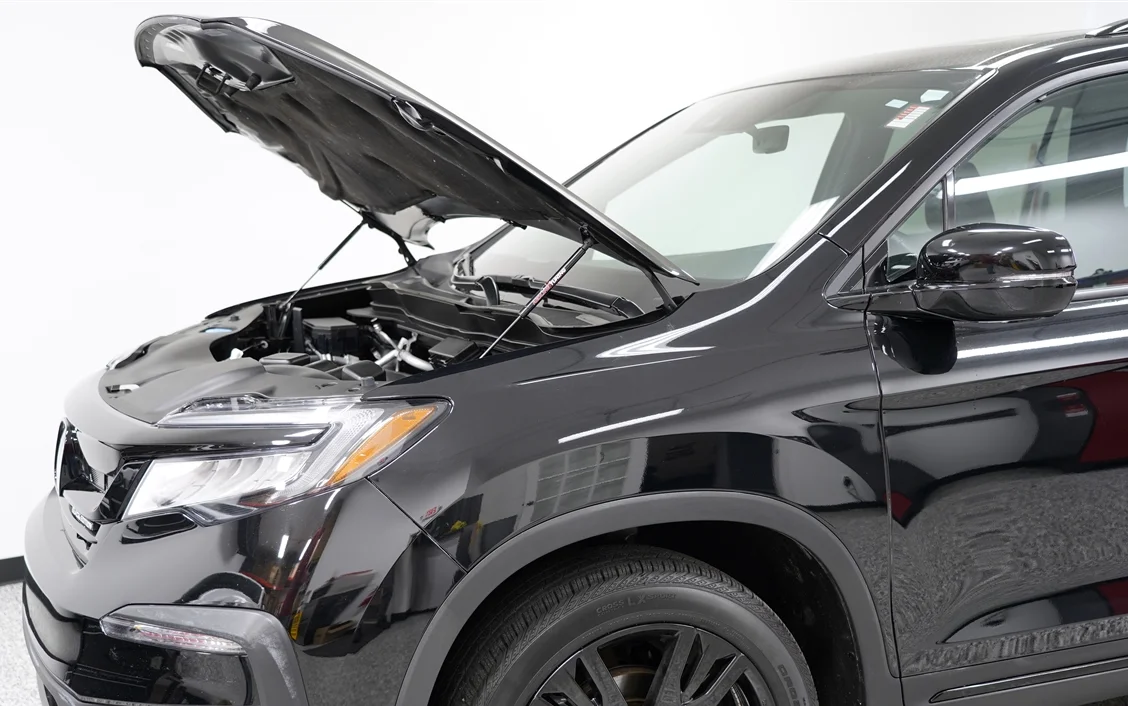 Amortiguador de capó Honda Passport 2019-2022 de fibra carbono con gas