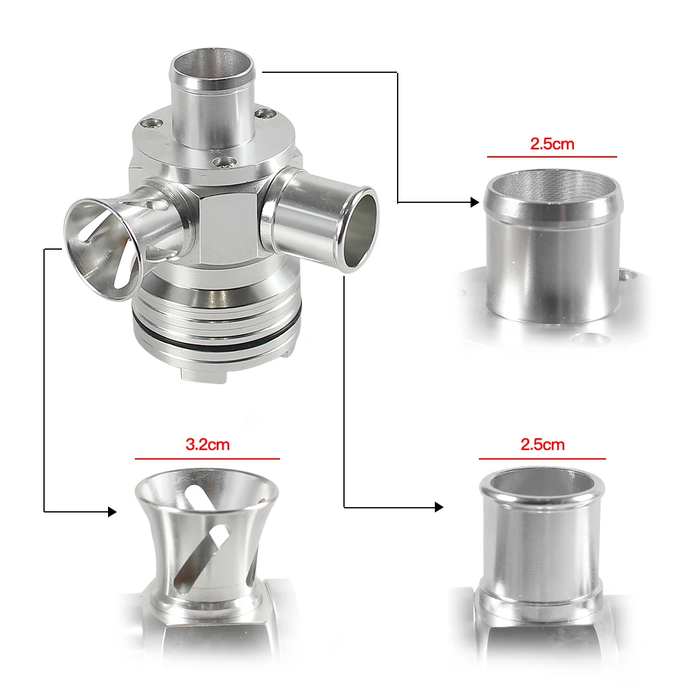 Válvula de descarga aluminio BOV – VW Golf GTI Jetta Audi 1.8T 2.7T - imagen 2