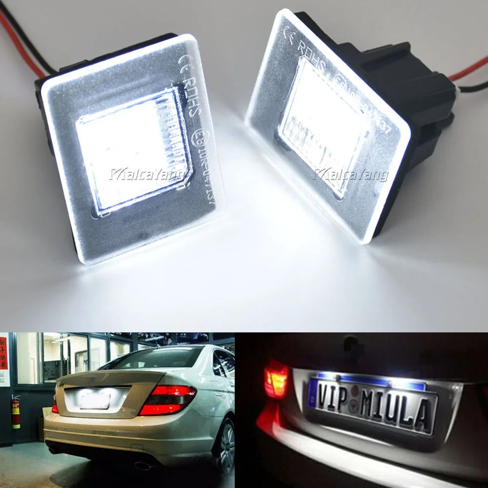 Luz LED matrícula Mercedes-Benz W176, C117, W218, X166, X156 y W166