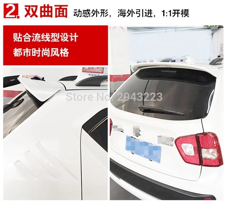 Alerón trasero ABS Suzuki Ignis 2016-2018 sin pintar - imagen 4
