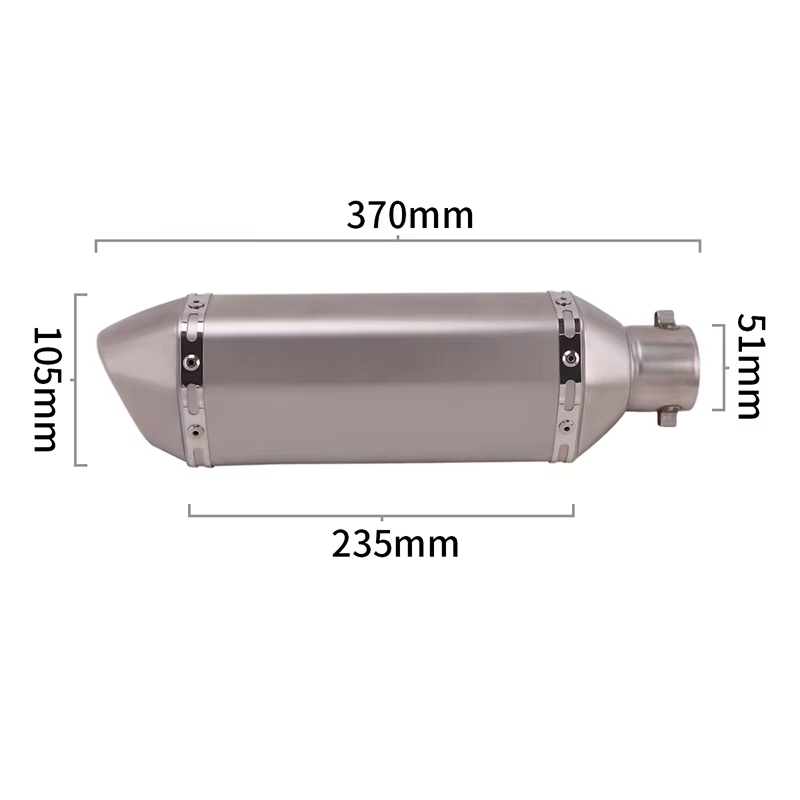 Tubo intermedio de escape carbono Slip-On – Honda CB500F/CB500X - imagen 2