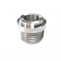 Racor soldable de aluminio Billet 6061-T6 con conexión AN Tuning