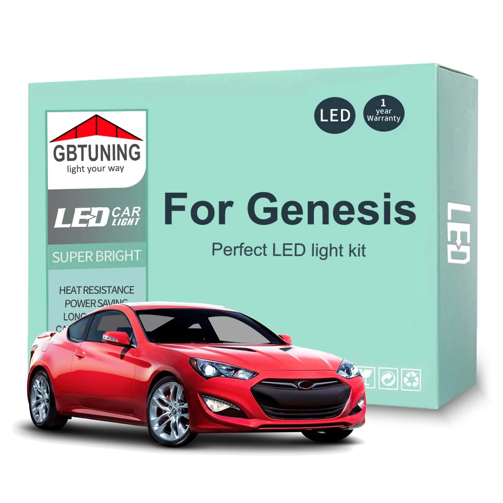 Lámparas LED interior Canbus Hyundai Genesis Coupe 2008-2016