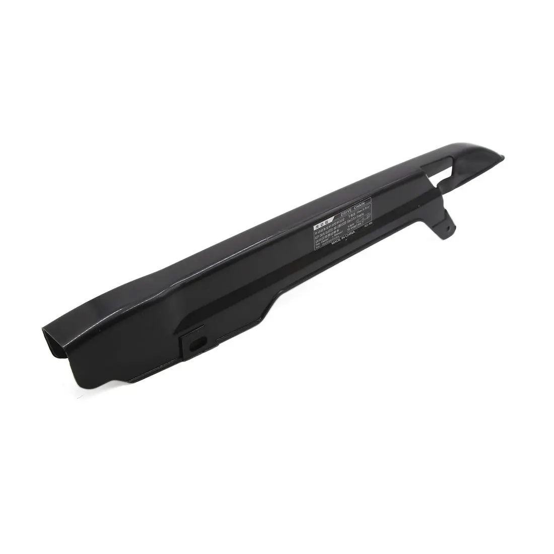 Uxcell-Protector de cadena para motocicleta, Protector de plástico negro para WY-125, GS 125, Honda CG125