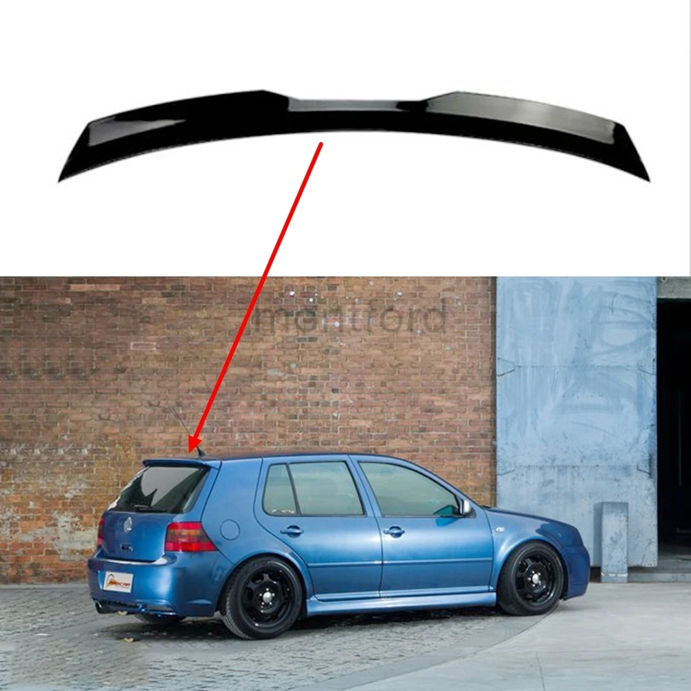 Alerón trasero ABS negro tuning para VW Golf 4 MK4 R32 1999-2006