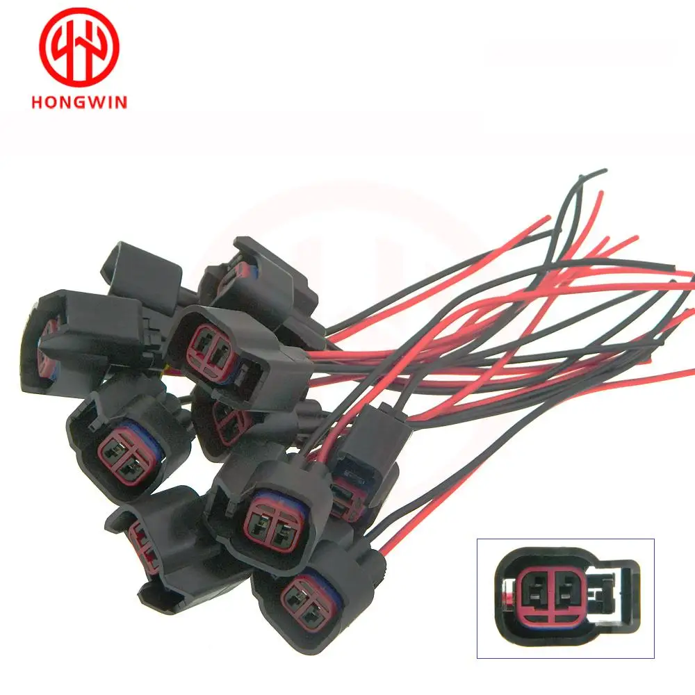 Kit conectores inyector combustible EV6 EV14 USCAR estancos