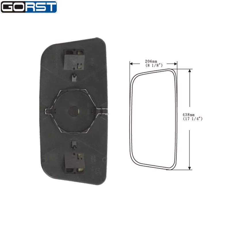 Espejo retrovisor lateral Scania R93, R113, R143 – compatible