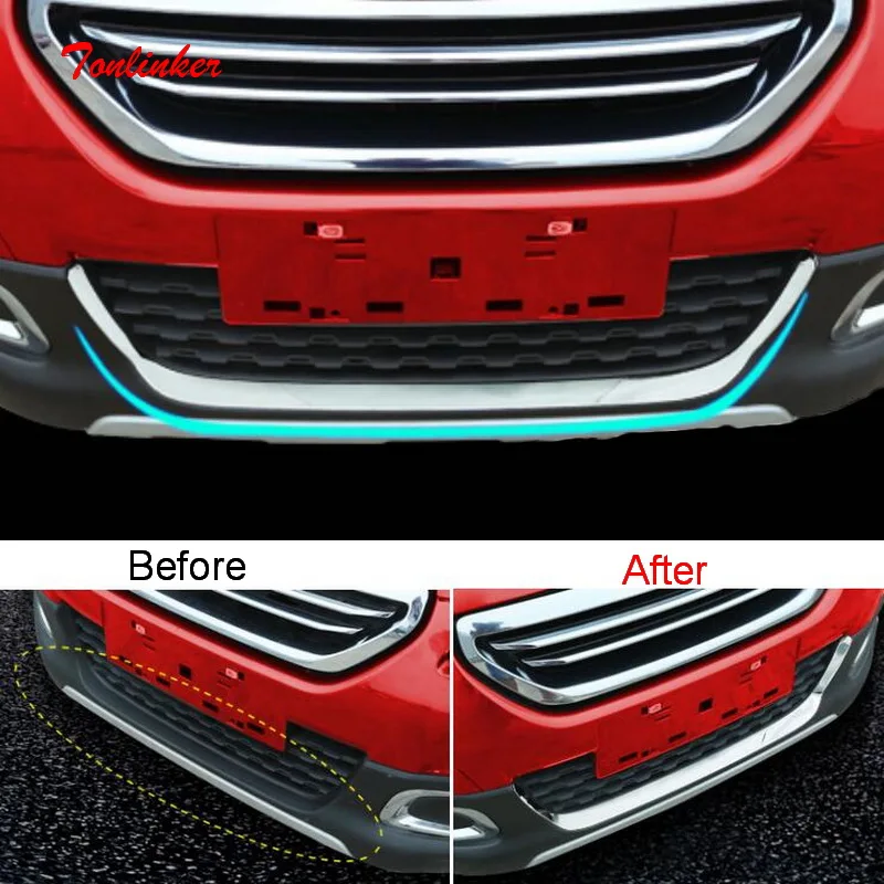 Cubierta parachoques Tonlinker acero inoxidable – Peugeot 2008 2014-2019 - imagen 2
