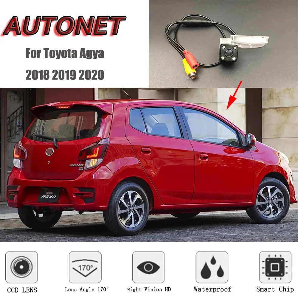 Cámara de marcha atrás con visión nocturna Autonet – Toyota Agya 2018-2020