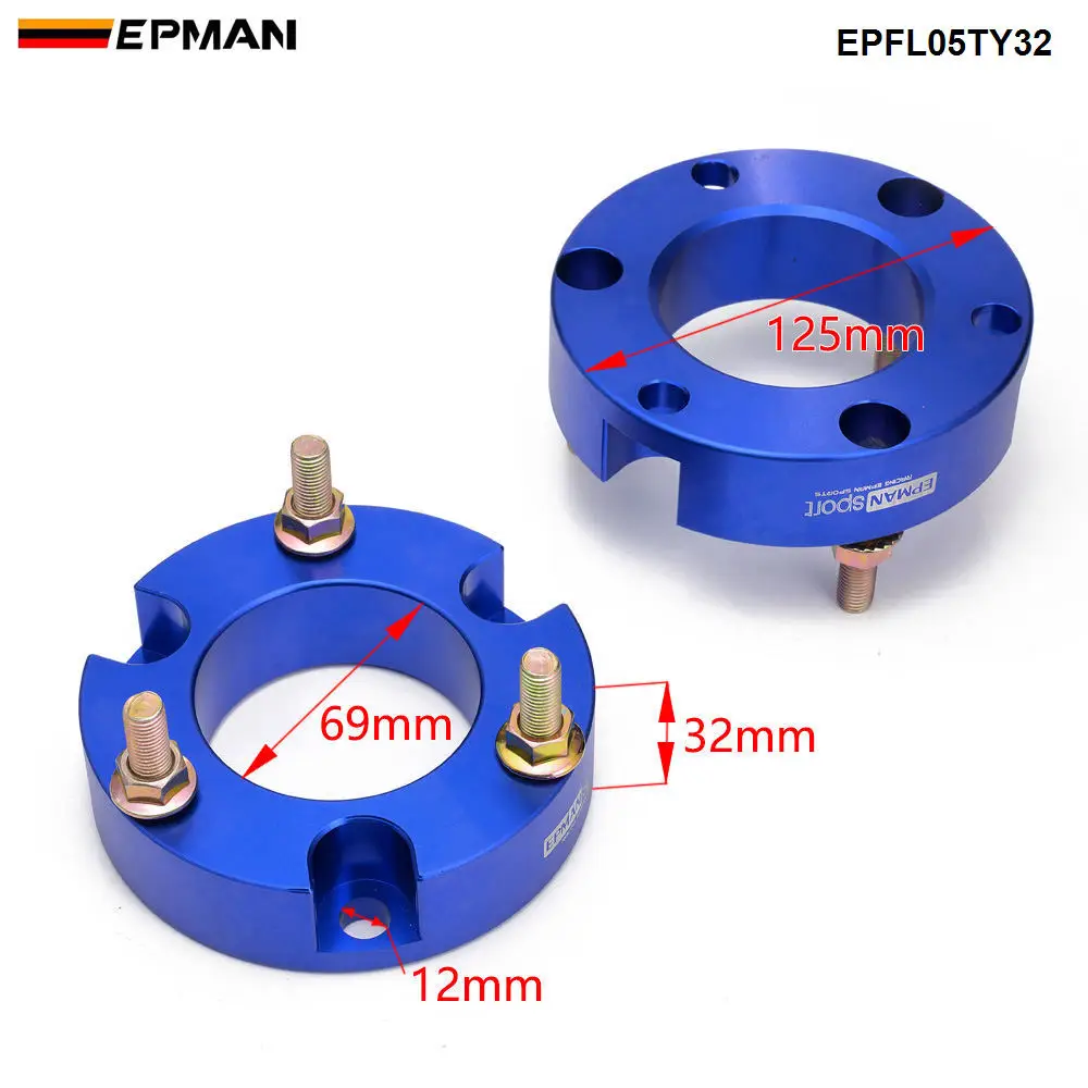 Kit elevación suspensión delantera EPMAN Toyota Hilux Vigo 32 mm - imagen 2
