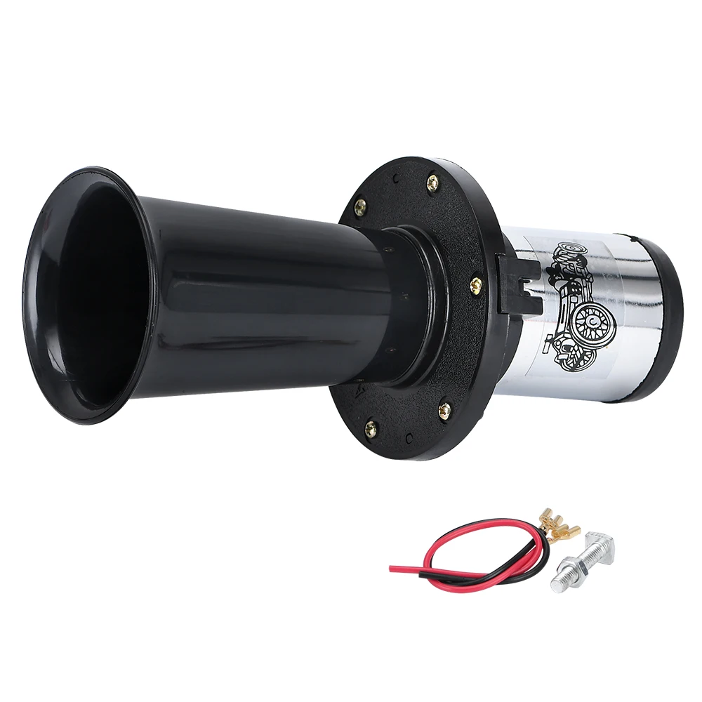 Klaxon vintage Ahooga 12V cromo – Ford Modelo T clásico - imagen 3