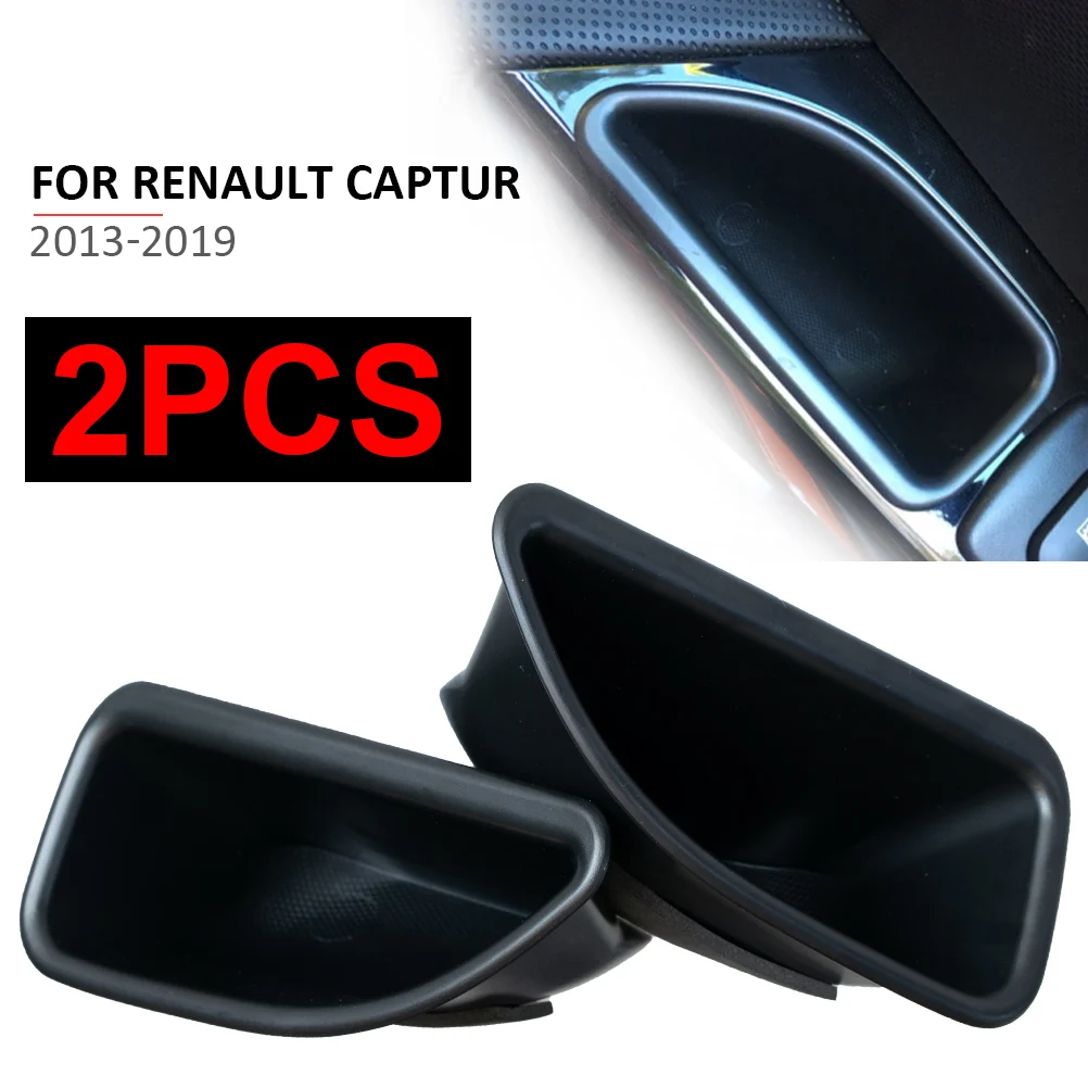 Renault Captur 2013-2017 Soporte teléfono, bandeja de puerta frontal