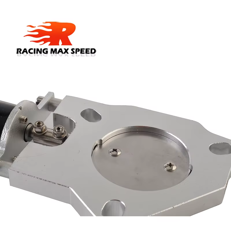 Válvula de corte instalada en una línea de escape