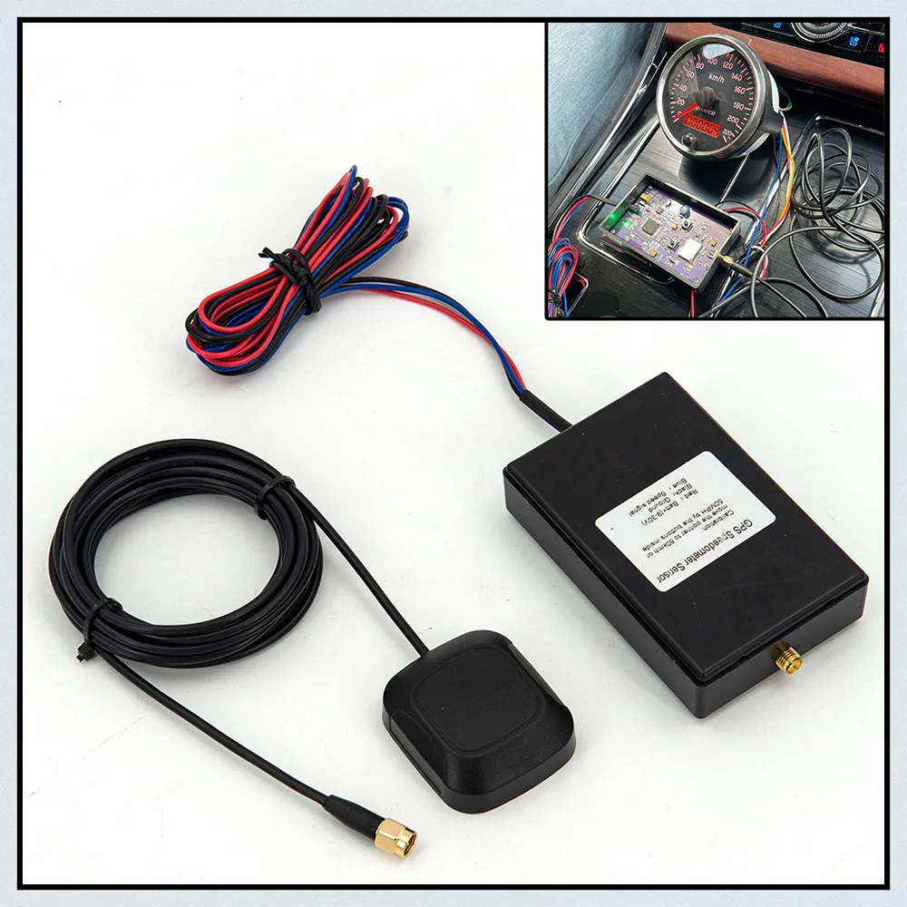 Vista frontal del kit de sensor GPS