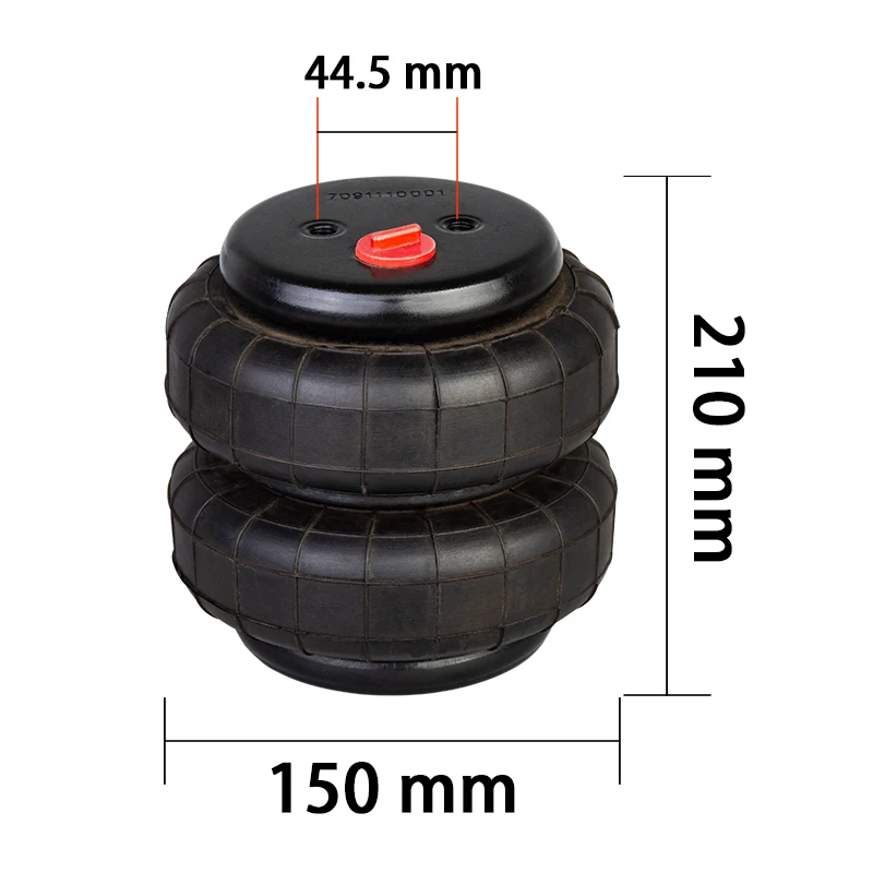 Resorte de aire neumático 2E6X6 de goma