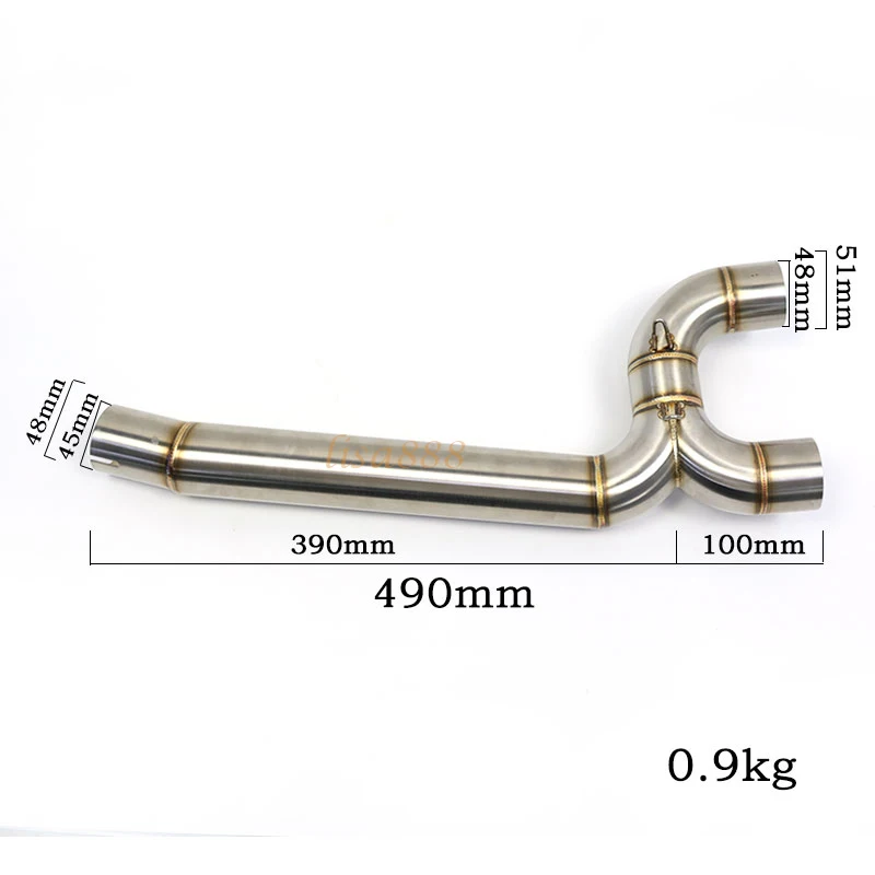 Tubo intermedio de escape Yamaha FZ6/FZ6N/FZ6S 2004-2009 - imagen 2