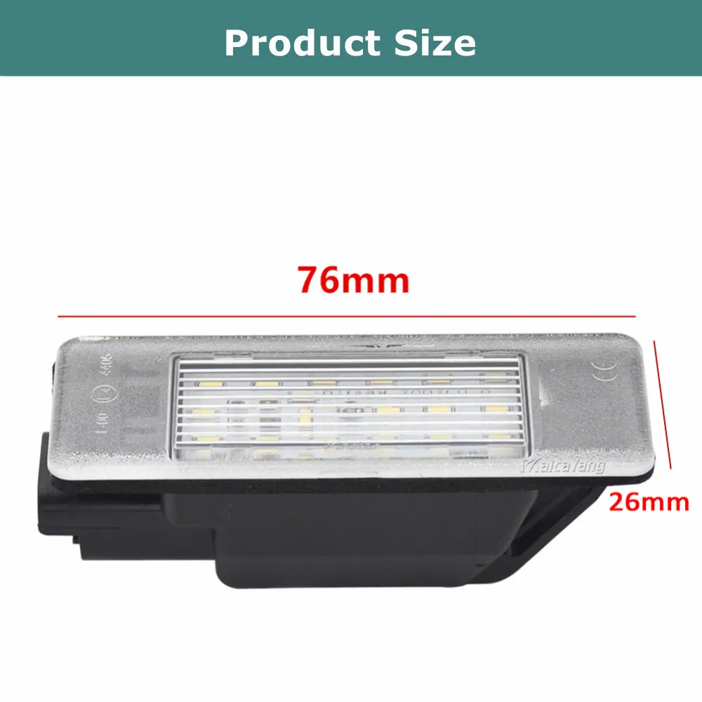 Bombilla LED matrícula Canbus Citroën Berlingo C3 C4 Peugeot 12V - imagen 4