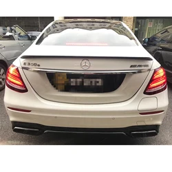 Alerón trasero de fibra de carbono Clase E para Mercedes Benz W213 E200 E300 E400 E550 E63 AMG Sedan 4 puertas 2016 2017