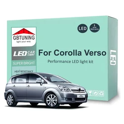 Kit bombillas LED interior Toyota Corolla Verso 2001-2009 con Canbus
