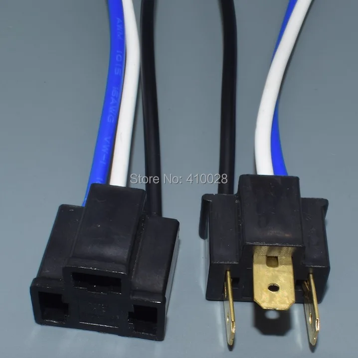 Shhworldsea arnés de cableado faros H4 9003 para enchufe - imagen 4