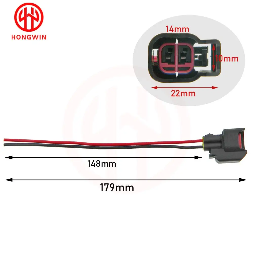 Kit conectores inyector combustible EV6 EV14 USCAR estancos - imagen 3
