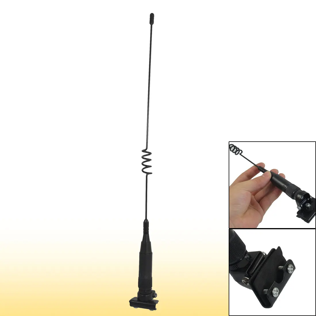 Antena techo coche AUTOHAUX 21,7 cm decorativa aluminio - imagen 4