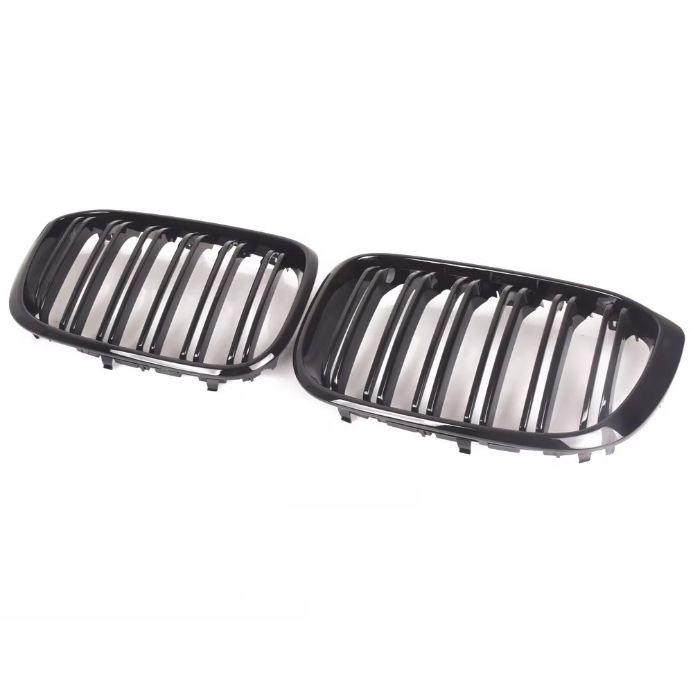 Parrilla delantera negra brillante estilo listones BMW X3 G01 y X4 G02 - imagen 3