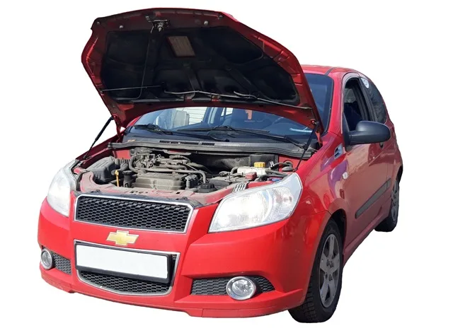 Amortiguadores de gas para capó delantero Chevrolet Aveo I T-255 (2006-2012) - imagen 3