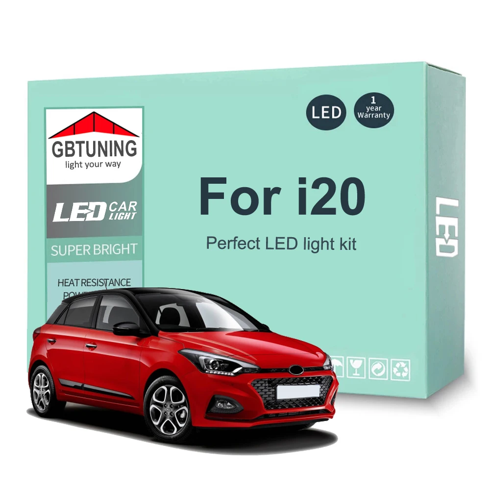 Kit de bombillas LED CANBUS para interior Hyundai i20 (2008-2021)