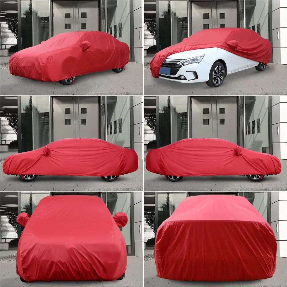 Funda coche universal de tela transpirable negra resistente al agua - imagen 3
