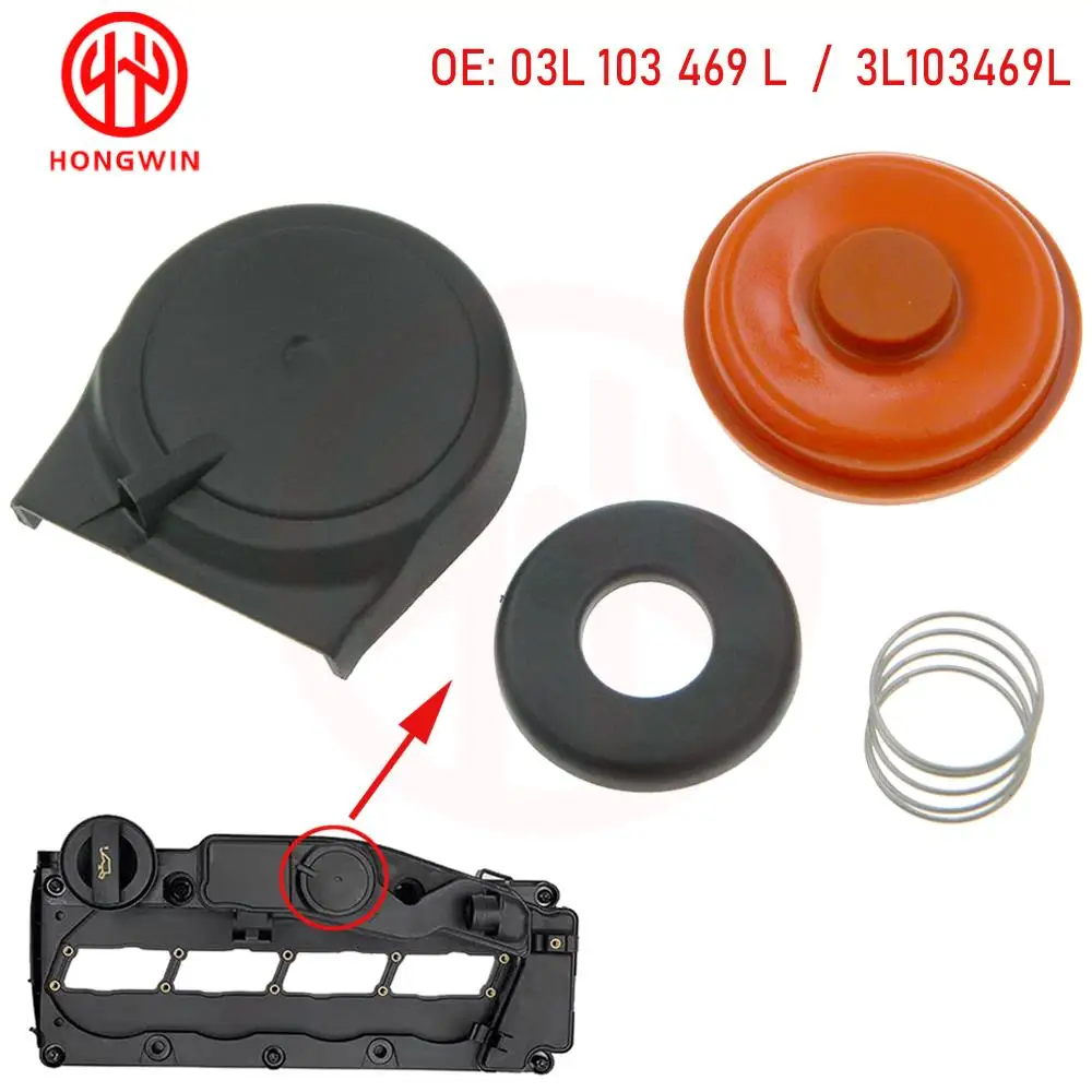 03L 103469 A, 03L 103469 Kit de reparación de membrana de válvula de cubierta de culata L para Audi A1 A3 A4 A5 Q5 Seat Exeo Ibiza Leon/Skoda Octavia/